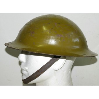 WW2 Blockaded Leningrad made air-defence steel helmet. Espenlaub militaria